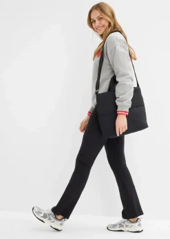 bonprix Bekleidung·Kleider|Hosen|ausgestellte Leggings (2er-Pack) schwarz