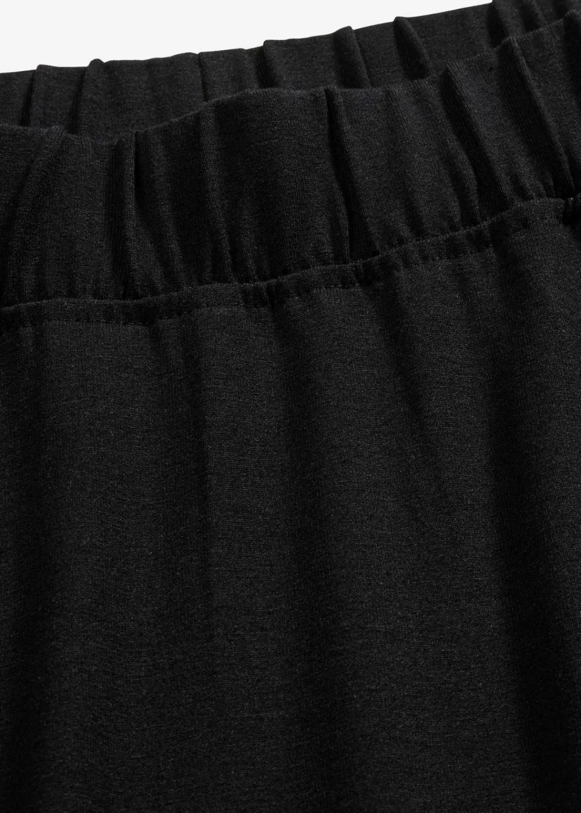 bonprix Röcke|Bekleidung·Sportbekleidung|ausgestellter Jersey-Rock schwarz