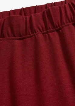 bonprix Bekleidung·Sportbekleidung|Röcke|ausgestellter Jersey-Rock rubinrot