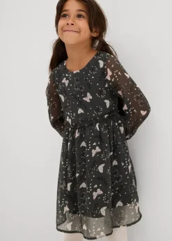 Ausgestelltes Chiffonkleid|bonprix