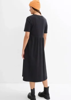 Ausgestelltes Jerseykleid aus schwerer Baumwolle|bonprix Hot
