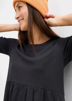 Ausgestelltes Jerseykleid aus schwerer Baumwolle|bonprix Hot