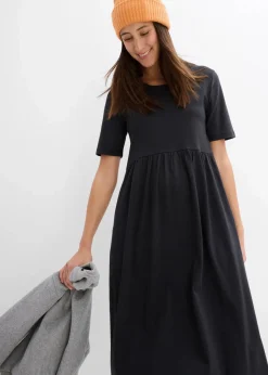 Ausgestelltes Jerseykleid aus schwerer Baumwolle|bonprix Hot