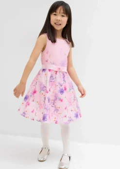 bonprix Mädchen 2-8 Jahre·Kleider & Röcke|Ausgestelltes Kleid hellrosa geblümt
