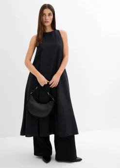 Ausgestelltes Midikleid aus Viskose-Mix|bonprix Discount