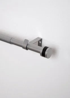 bonprix Gardinenstangen & -Zubehör|Ausziehbare Gardinenstange mit Endstück silber