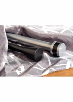 bonprix Gardinenstangen & -Zubehör|Ausziehbare Gardinenstange mit Endstück silber