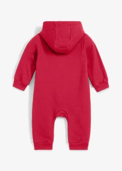 bonprix Overalls & Sets|Bio Baumwolle|Baby Sweat Overall mit Weihnachtsmotiv aus Bio Baumwolle rot