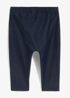 bonprix Hosen & Leggings|Baby-Leggings aus weicher Baumwollmischung blau denim