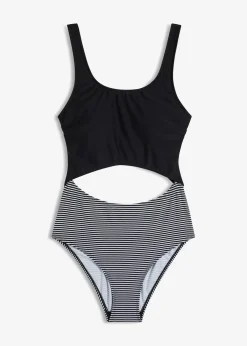 Badeanzug mit Cut-Out|bonprix Discount