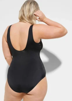 Badeanzug mit Paspel|bonprix Clearance