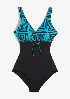 Badeanzug mit V-Ausschnitt|bonprix Discount