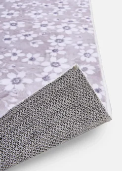 bonprix Badematten|Badematte mit Blumenmuster natur geblümt
