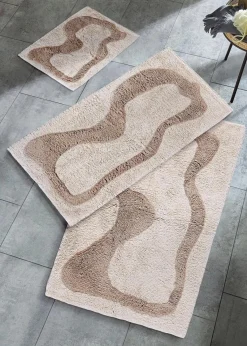 bonprix Badematten|Badematte mit graphischen Design natur graphisch