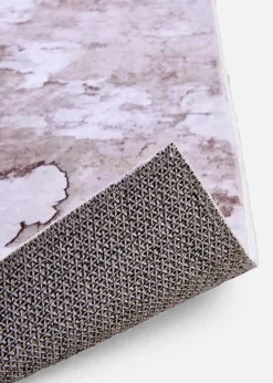 bonprix Badematten|Badematte mit Marmor Print grau bedruckt