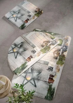 bonprix Badematten|Weihnachtsdeko & -Textilien·Wohntextilien|Badematte mit Memory Schaum grau
