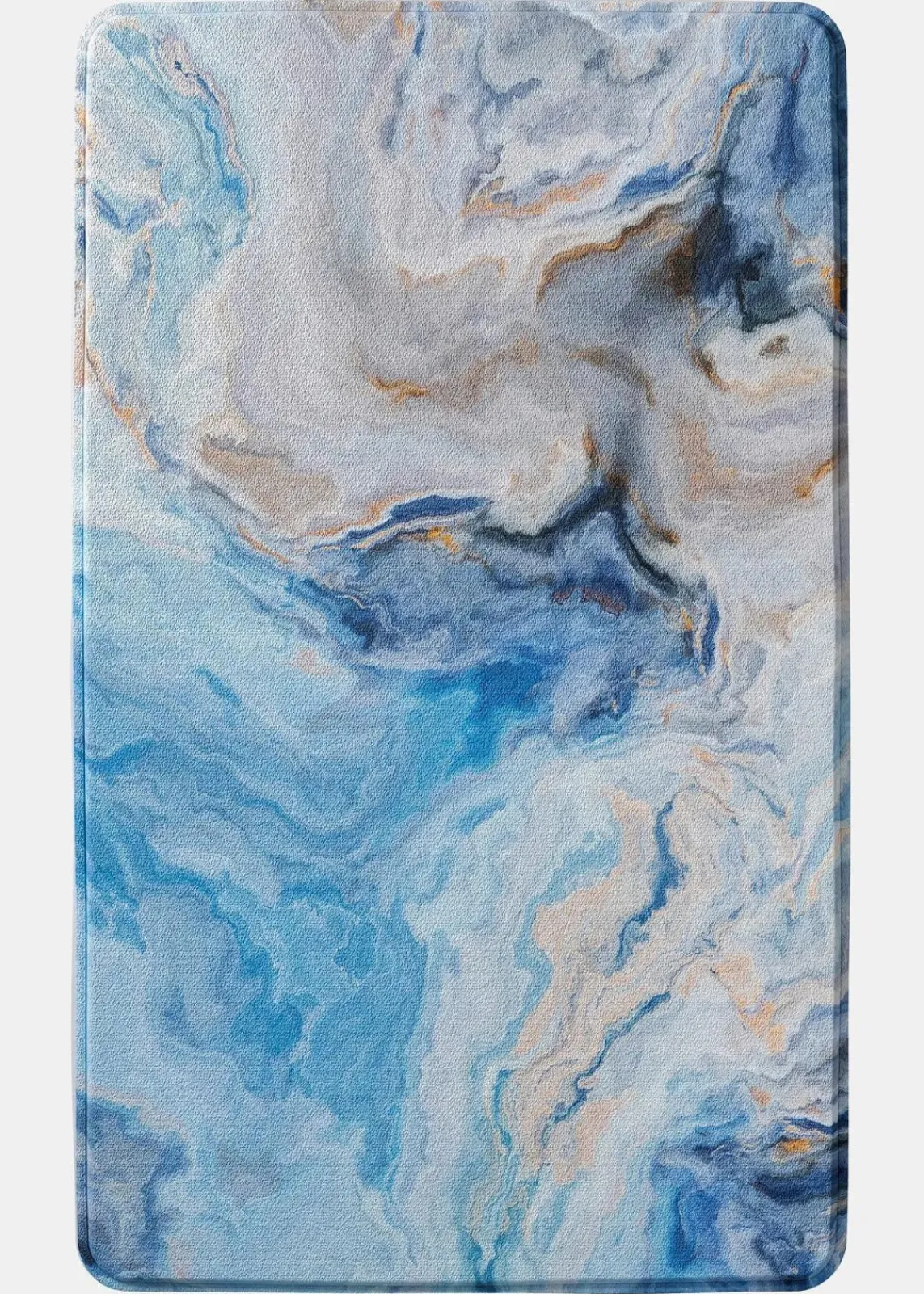 bonprix Badematten|Badematte mit Memory Schaum blau