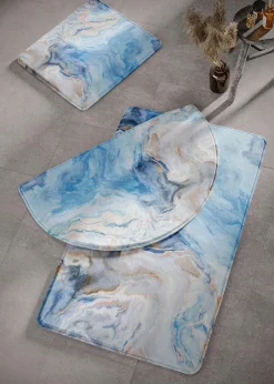 bonprix Badematten|Badematte mit Memory Schaum blau