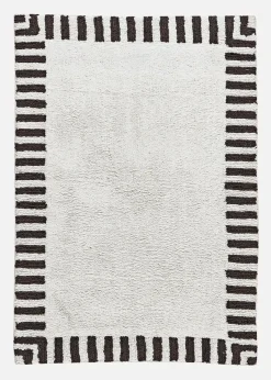 bonprix Badematten|Badematte mit minimalistischem Design schwarz sonstige