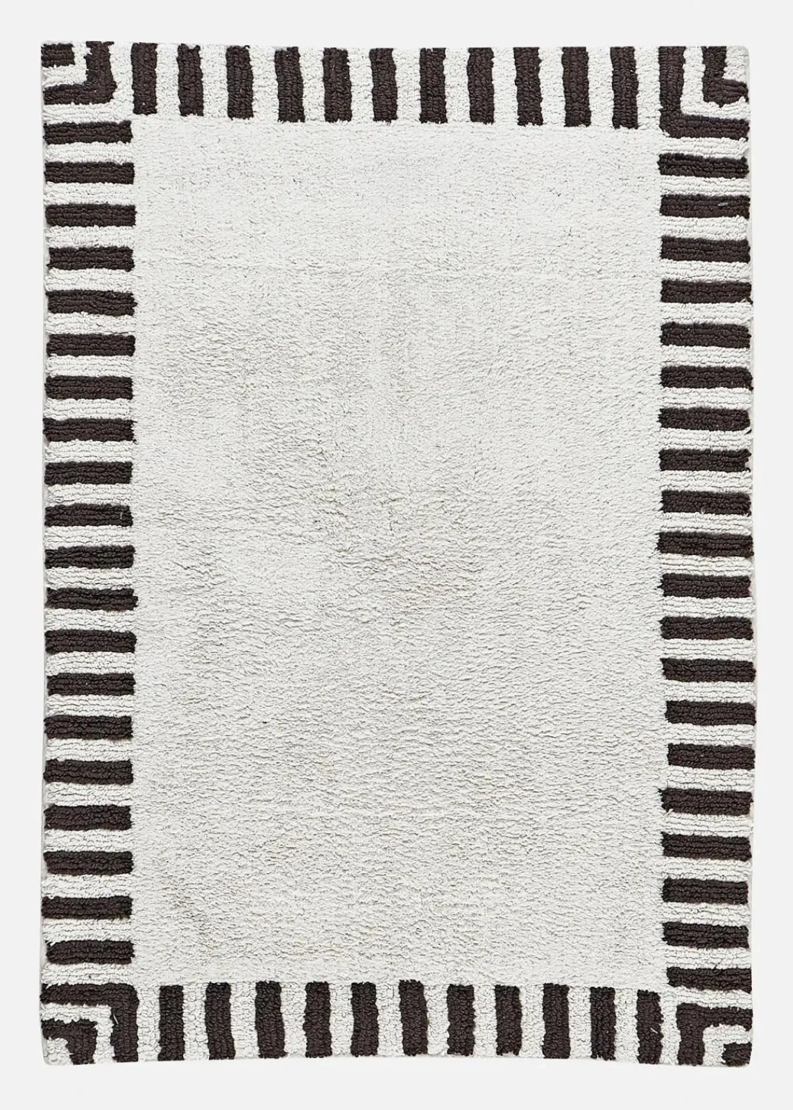 bonprix Badematten|Badematte mit minimalistischem Design schwarz sonstige