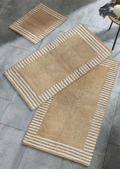 bonprix Badematten|Badematte mit minimalistischem Design natur gestreift