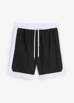 bonprix Große Größen|Badehosen|Badeshorts Herren schwarz/weiß