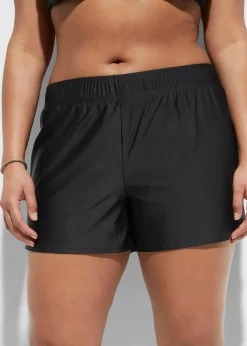 bonprix Nachhaltigere Materialien|Bademode·Tankinis|Badeshorts mit Innenslip schwarz