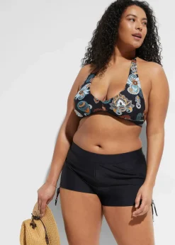 bonprix Nachhaltigere Materialien|Mix & Match|Badeshorts mit Innenslip schwarz