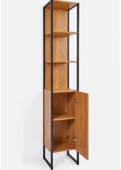 bonprix Badmöbel|Badezimmer Hochschrank natur/schwarz