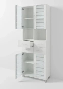 bonprix Badmöbel|Badezimmer Hochschrank breit weiß