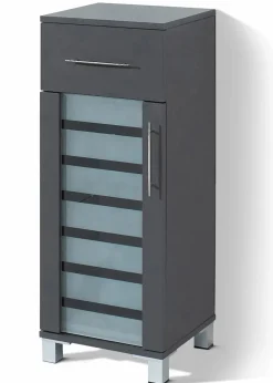 bonprix Badmöbel|Badezimmer Schrank stehend anthrazit