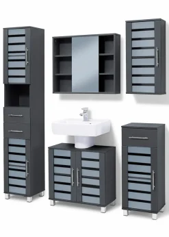 bonprix Badmöbel|Badezimmer Schrank stehend anthrazit