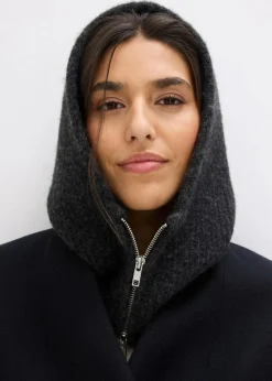 bonprix Schals & Tücher|Schuhe & Accessoires In Spezialgrößen·Tücher & Ponchos|Balaclava grau meliert