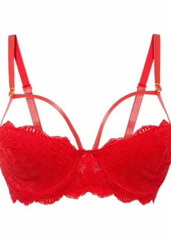 bonprix Große Cups D-H|Bhs|Balconette BH mit Bügel erdbeere
