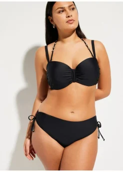 bonprix Nachhaltigere Materialien|Bademode·Bikinis|Balconette-Bikini (2-tlg. Set) mit extra Neckholder Träger schwarz