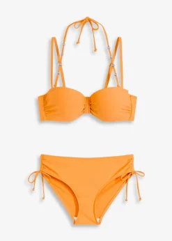 bonprix Nachhaltigere Materialien|Bademode·Bikinis|Balconette-Bikini (2-tlg. Set) mit extra Neckholder Träger orange