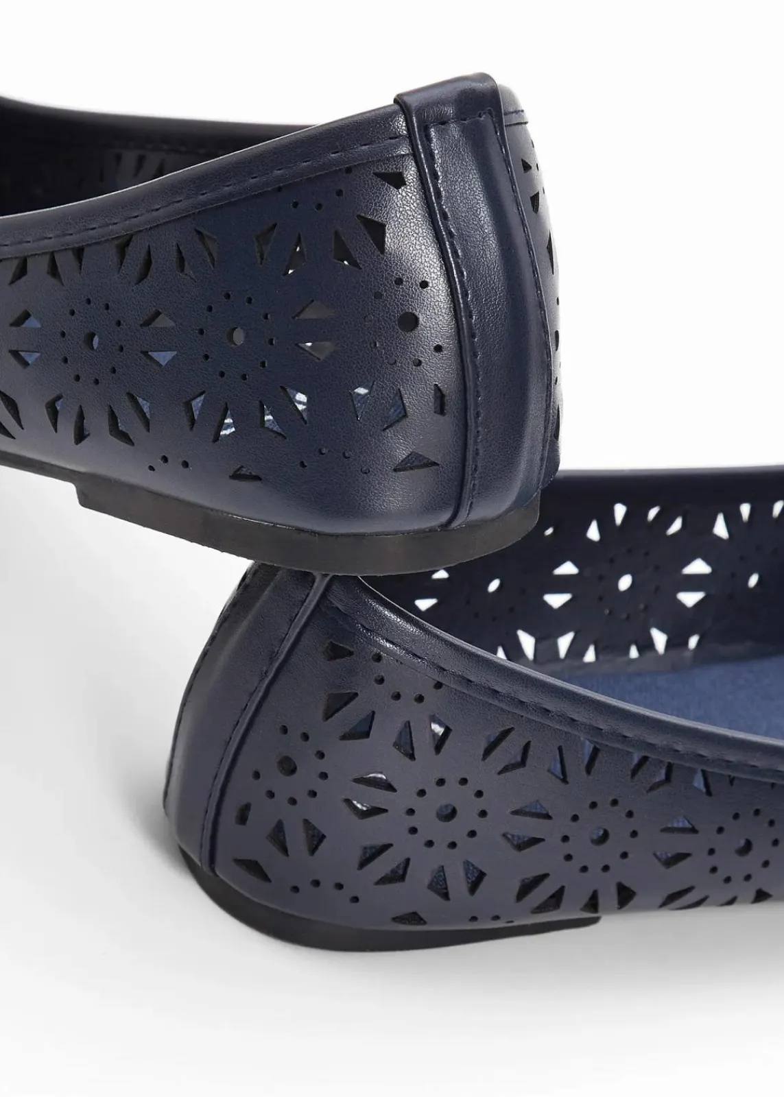 bonprix Sommerschuhe|Schuhe & Accessoires In Spezialgrößen·Schuhe In Übergröße|Ballerinas in bequemer Weite blau