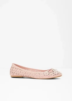 bonprix Schuhe & Accessoires In Spezialgrößen·Schuhe In Übergröße|Sommerschuhe|Ballerinas in bequemer Weite rosa