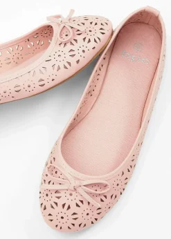 bonprix Schuhe & Accessoires In Spezialgrößen·Schuhe In Übergröße|Sommerschuhe|Ballerinas in bequemer Weite rosa