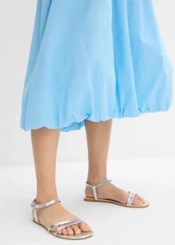 bonprix Röcke|Bekleidung·Sportbekleidung|Ballonrock aus reiner Baumwolle hellblau