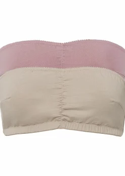 Bandeau BH (Cup A und B) mit Bio-Baumwolle (2er Pack)|bonprix New