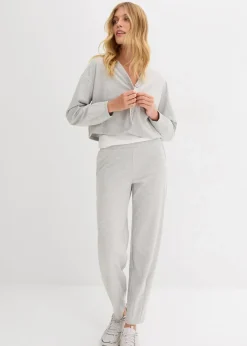 Barrelhose aus leicht glänzendem Viskose-Mix|bonprix Best