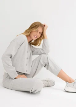 Barrelhose aus leicht glänzendem Viskose-Mix|bonprix Best