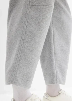 bonprix Bekleidung·Kleider|Zweiteiler & Sets|Barrelhose in Wolloptik schattengrau meliert