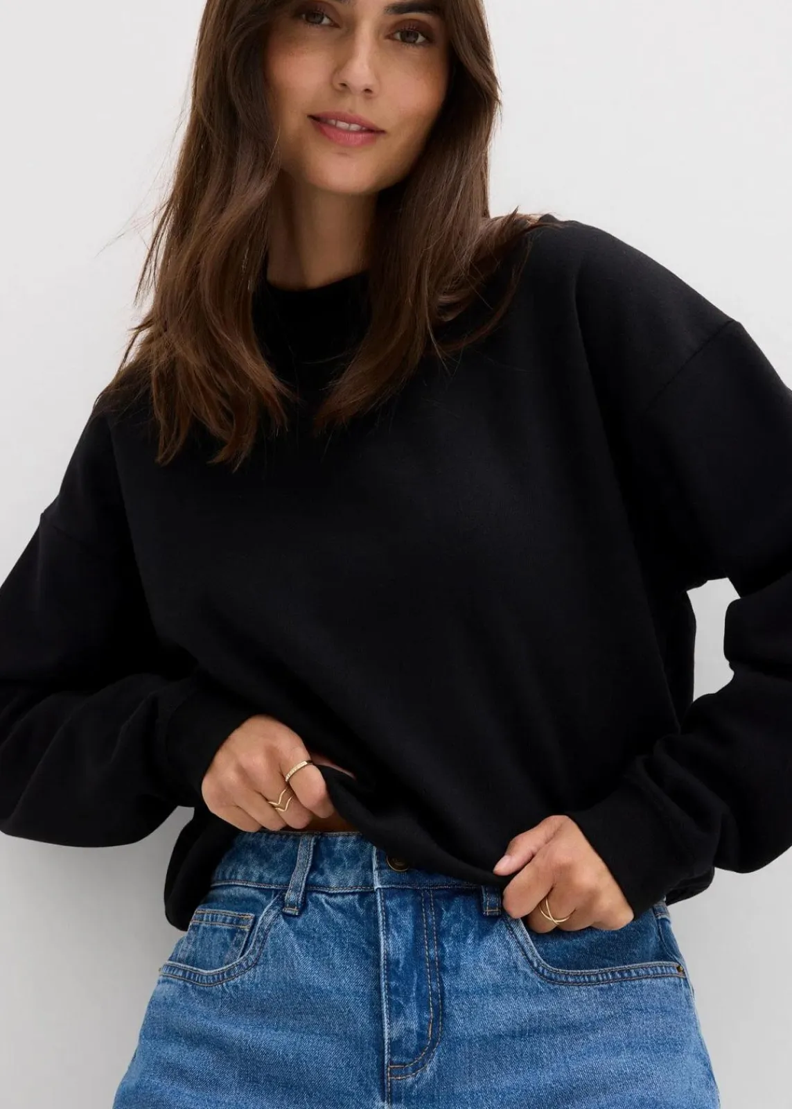 Barrel-Jeans Mid Waist|bonprix Outlet