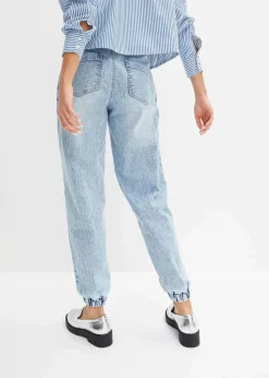 Barrel-Jeans, Mid Waist, Bequembund|bonprix Clearance