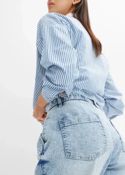 Barrel-Jeans, Mid Waist, Bequembund|bonprix Clearance