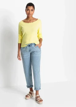 Barrel-Jeans, Mid Waist, Bequembund|bonprix Online