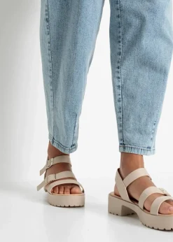 Barrel-Jeans, Mid Waist, Bequembund|bonprix Online