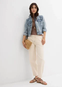 Barrel-Jeans, Mid Waist, Bequembund|bonprix Clearance